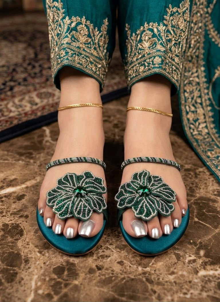 EMERALD TEAL GREEN