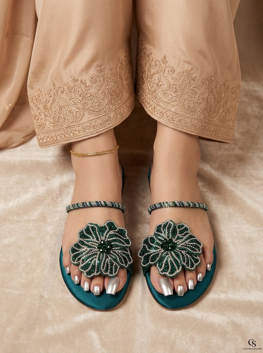 EMERALD TEAL GREEN