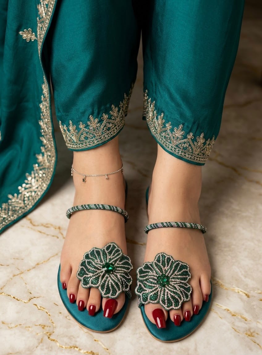 EMERALD TEAL GREEN