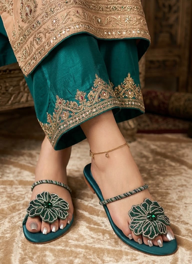 EMERALD TEAL GREEN